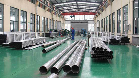 不銹鋼復合管生產車間
